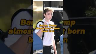 Barron is Trump’s most beloved youngest son but he almost wasn’t born back then celebrity fyp [upl. by Derfla]