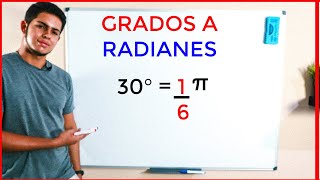 Aprende a Convertir Grados a RADIANES Para Principiantes [upl. by Budge]