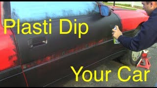 How To Plasti Dip a Car  Dip Your Car [upl. by Simaj815]