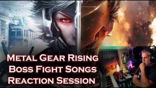 Old Composer Reacts to Metal Gear BOSS FIGHT SONGS Video Games OST Reaction Session from Twitch [upl. by Enois883]