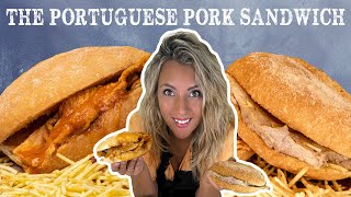 Bifana Showdown Porto vs Lisbon BIFANA Portuguese Pork Sandwich [upl. by Aohk]