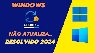 como solucionar problema com windows update atualizado 2024 [upl. by Ettezel]