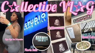 COLLECTIVE VLOG ✰  3D ULTRASOUND APPOINTMENT  Movie Date  Good Eats  MORE [upl. by Aon]