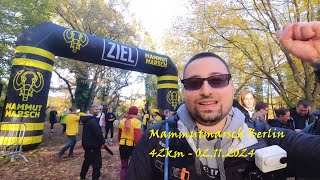 Mammutmarsch Berlin 42km  absolviert am 02112024  8h 18min [upl. by Armil]