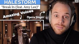 My First Time Hearing Halestorm Professional Singer Reaction amp Analysis  quotBreak In ft Amy Leequot [upl. by Maurie]