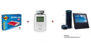 Eurotronic Comet DECT Heizkörperthermostat  Alexa  ioBroker HowTo [upl. by Gonta]