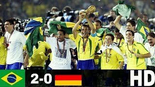 Brazil 20 Germany  2002 World Cup Final Highlights Full HD [upl. by Meda]