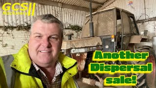 Dispersal sale in Lincolnshire What will this Case Barn find tractor make [upl. by Esimaj]