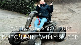 Big wheel testdrive  Dutch Mini Willy’s Jeep [upl. by Faria]