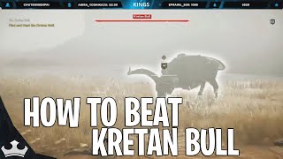 How To Beat Kretan Bull  Assassins Creed Odyssey 2023 [upl. by Nahtanoj175]