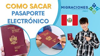 🔥Como Sacar Pasaporte Electrónico En Perú🚀 Paso A Paso Fácil👈 [upl. by Felike]