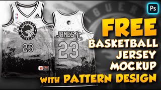 HOW TO LAYOUT BASKETBALL JERSEY USING ADOBE PHOTOSHOP2023 [upl. by Eeramit39]