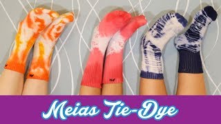 DIY  Meias TieDye [upl. by Schwerin]