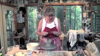 Pottery Video Making a Darted Creamer  SUZE LINDSAY [upl. by Longfellow755]