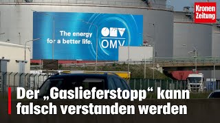 Der „Gaslieferstopp“ kann falsch verstanden werden  kronetv NEWS [upl. by Katlin]