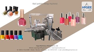 Automatic nail polish filling capping machineHigee machinery [upl. by Daren]