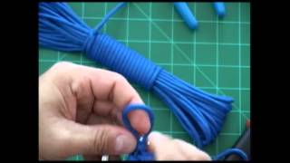 The Paracord Weaver How To  Update Slatts Rescue Weave Belt Buckle Attachment [upl. by Schwejda]