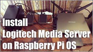 Install Lyrion Logitech Media Server using Raspberry Pi OS Lite with two Hard Drive mount methods [upl. by Seiuqram]