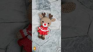 Ivy The Reindeer Amigurumi amigurumi christmas diy crochet crochetdoll [upl. by Lorna]