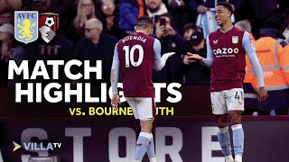 HIGHLIGHTS  Aston Villa 30 Bournemouth [upl. by Ees180]