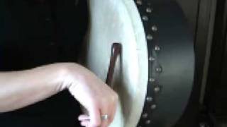 Free Bodhran Lesson Triplets amp Rolls Using Top Of Bodhran Tipper Part 1 [upl. by Adelind]