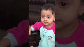 Cute Baby Girl Reacts to Funny Rhymes [upl. by Zilada]