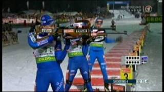 Staffel der Damen in Ruhpolding am 14012009 Biathlon Teil 4 [upl. by Durgy]