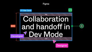 Figma tutorial Collaboration and handoff in Dev Mode [upl. by Greysun]