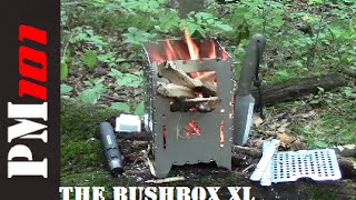 Bushcraft Essentials Bushbox XL Portable Folding Fireplace  Preparedmind101 [upl. by Bolte]