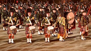 Pipes amp Drums of The Royal Regimental Bands The Highlanders and The Royal Highland Fusiliers [upl. by Yht]