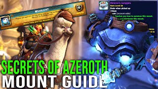 Complete Secrets of Azeroth Mount Guide  Pattie and Mimirons Jumpjets  Whodunnit [upl. by Gitel245]