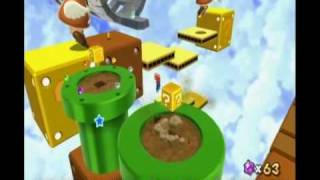 Super Mario Galaxy 2 Walkthrough  World 4 Supermassive Galaxy  Star 1 [upl. by Sollie]