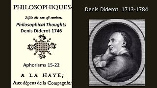 Philosophical Thoughts of Denis Diderot 1746 [upl. by Sucrad32]