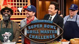 Super Bowl Grill Master Challenge with Billy Durney and Matt Pittman  The Tonight Show [upl. by Aihseyt774]