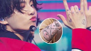 Here Are All Of BTS Jungkook’s Tattoos And Their Meanings [upl. by Ludmilla733]