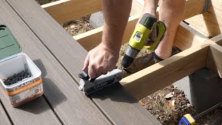 Tips and Tricks for Trex Composite Deck Install with Camo Marksman Tool and Screws [upl. by Airlia]