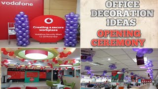 office decoration ideas  office opening Ceremony decoration ideas sbevent [upl. by Lyontine]