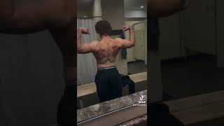 Back day on the bulk is heat motivation aestheticgym back gains bulk [upl. by Ahsiak]