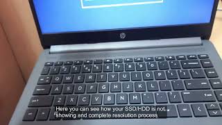 SSD Drive is not Showing in HP 240 G8 Laptop  Issue Fixed  Very Popular Video [upl. by Iraam]