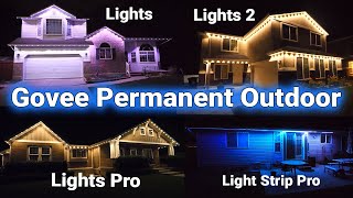 Govee Permanent Outdoor Lights What Set is Best For Your Home [upl. by Onig]