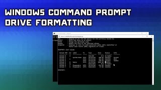 How to Format Hard Drives with Windows Command Prompt amp Disk Part [upl. by Asserrac550]