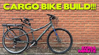 Kona minUTE  UTE Cargo Bike Build  My New Dad Bike [upl. by Bren]