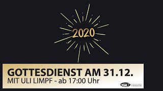 Gottesdienst am 311220  Silvester  Pforzheimer Stadtmission [upl. by Tollman103]