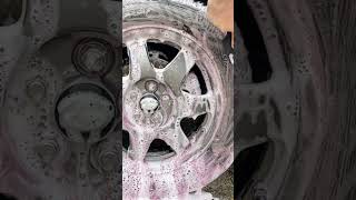 Snow Foam MAGIC ColourChanging Wheel Clean [upl. by Naeloj]