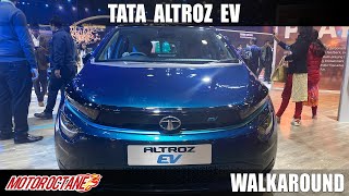 Tata Altroz EV  Under Rs 10 lakhs  Auto Expo 2020  Hindi  Motoroctane [upl. by Michaele]