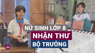 Nữ sinh lớp 8 nhận món quà cảm động từ Bộ trưởng Giáo dục và Đào tạo Nguyễn Kim Sơn  VTC Now [upl. by Eckardt401]