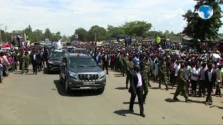 President Kenyatta commisions Ahero interchange [upl. by Amled]