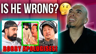 Bobby Lee Apologizes To George Janko REACTION [upl. by Enyalb]