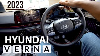 How the NEW VERNA DRIVES  2023 SX O15 DCT [upl. by Kubiak689]