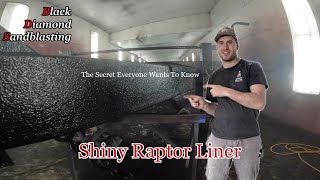 How To Paint Over Raptor Liner Properly High Gloss Finish [upl. by Ahsilyt]